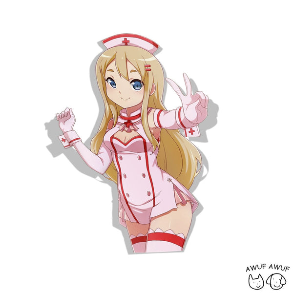 "SIMPTOMS" Mugi Sticker