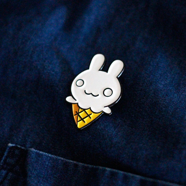 Icecream Bunny Pin