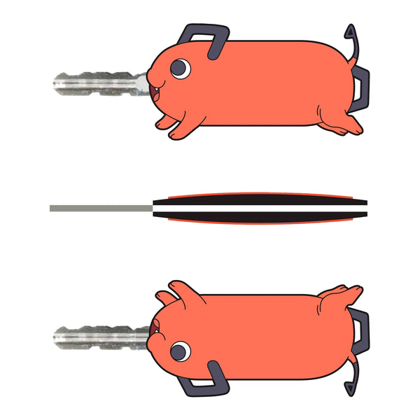 "CHAINSAW" Long Pochita Key Cover