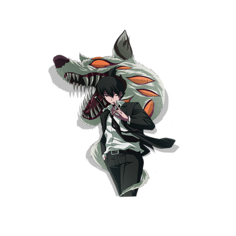 CSM AKI AND FOX DEVIL FULL STICKER
