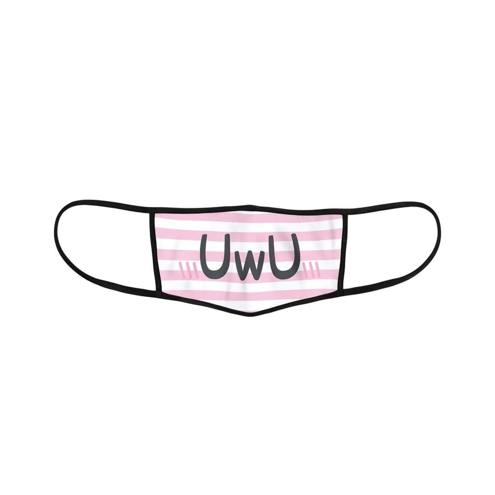 UWU face mask pink