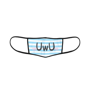 UWU face mask blue