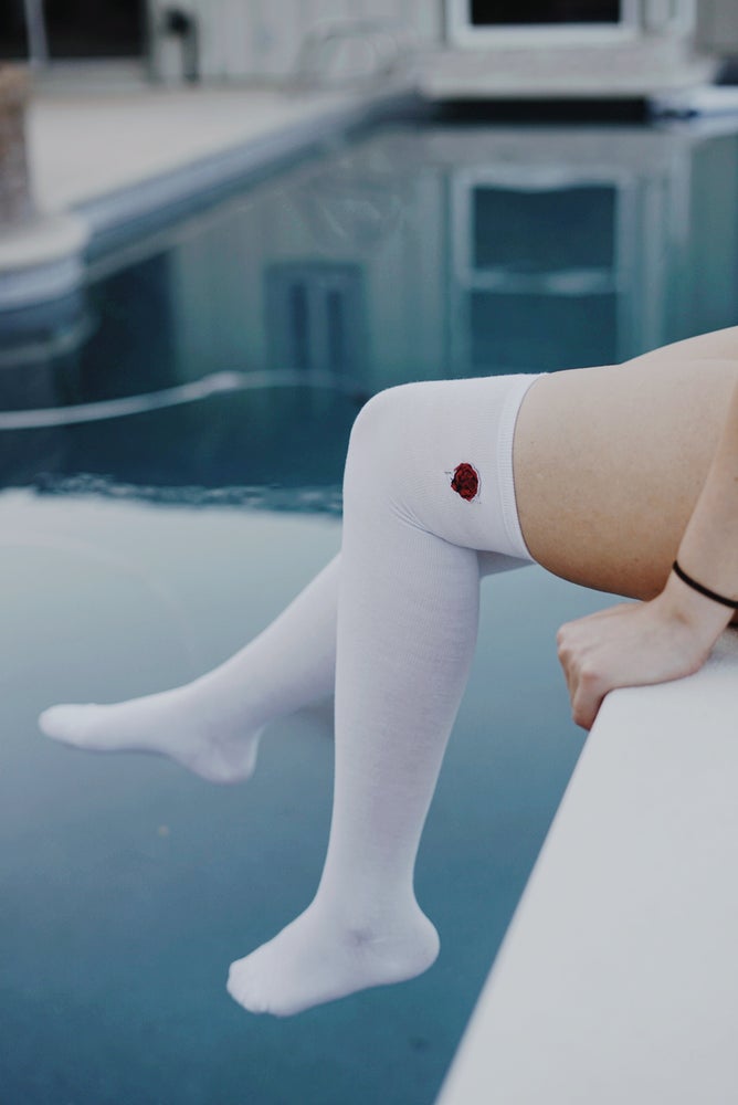 Rose Thigh High