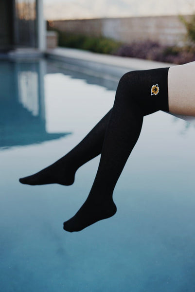 Flower Thigh Highs