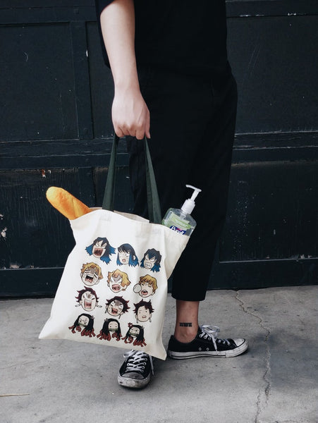 "KEEP YOUR HEAD" Canvas Tote Bag