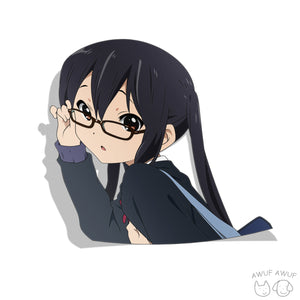 "GLASSES GIRLS" Azusa Sticker