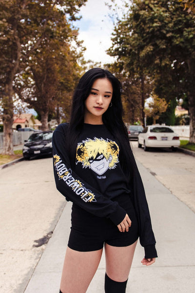 "Flowers" Bakugo Long Sleeve