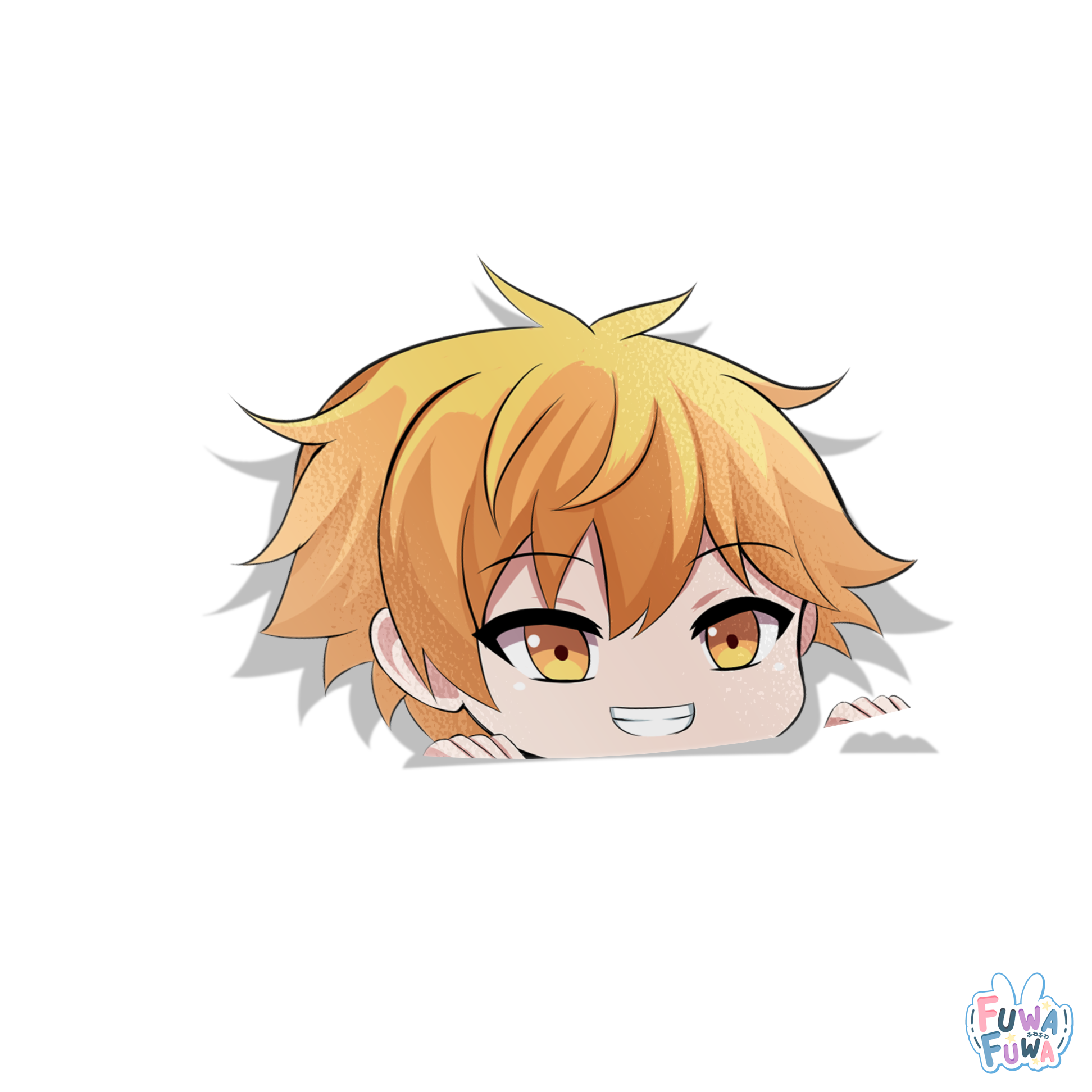 "CHAINSAW" Denji Peeker Sticker