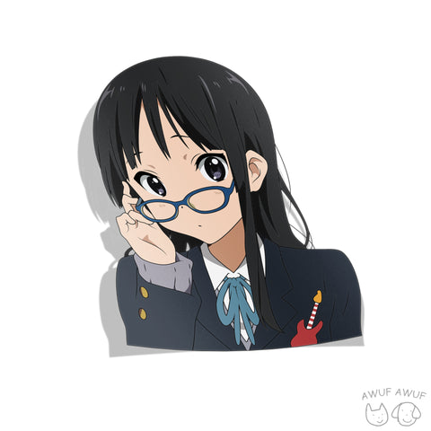 "GLASSES GIRLS" Mio Sticker