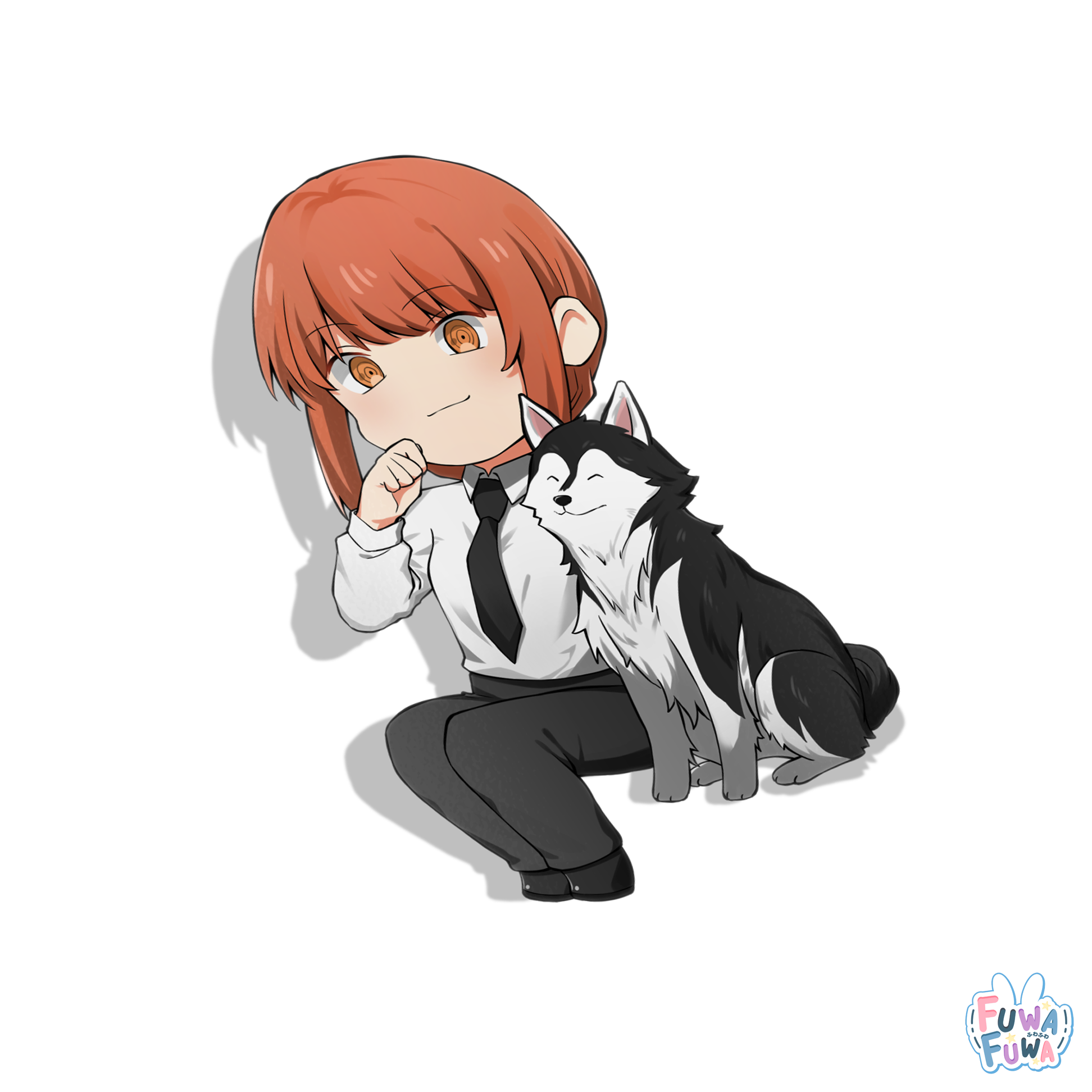 "CHAINSAW" Makima Chibi Sticker