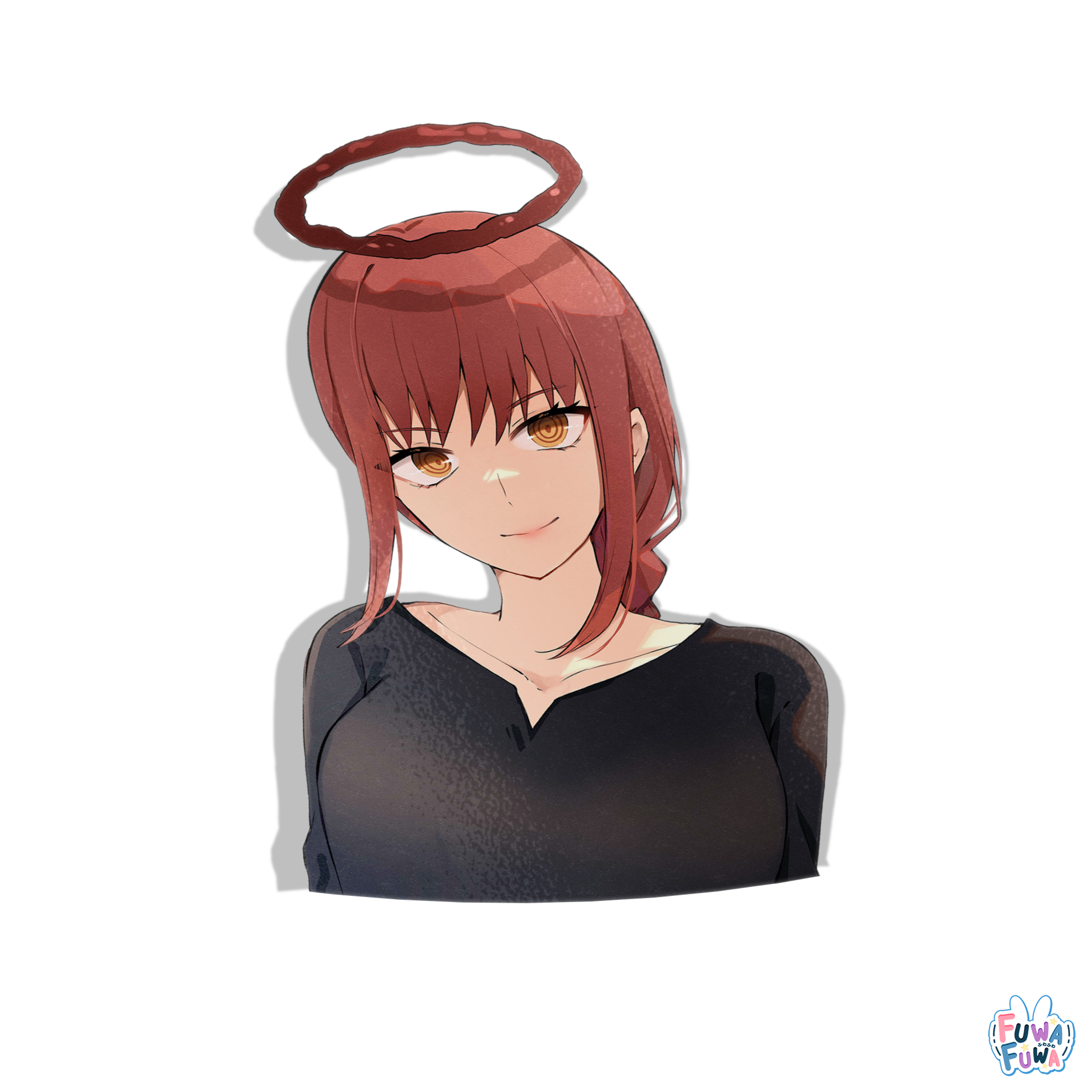 "CHAINSAW" Makima Halo Half Body Sticker