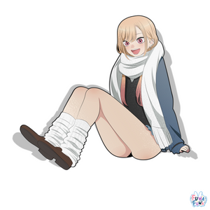 "DRESS UP DARLING" Marin Sit Full Body Sticker