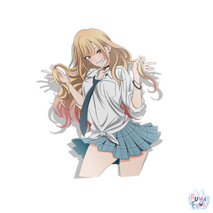 "DRESS UP DARLING" Marin Curly Hair Sticker