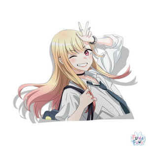 "DRESS UP DARLING" Marin Peace Sticker