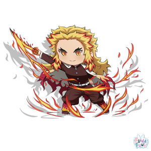 "SLAYER" Rengoku Chibi Sticker