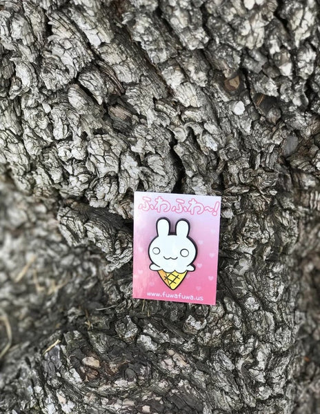 Icecream Bunny Pin