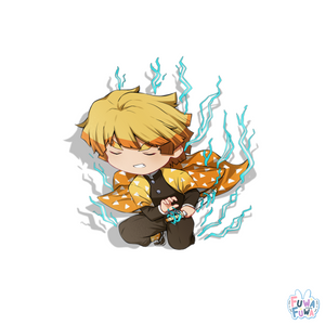 "SLAYER" Zenitsu Chibi Sticker