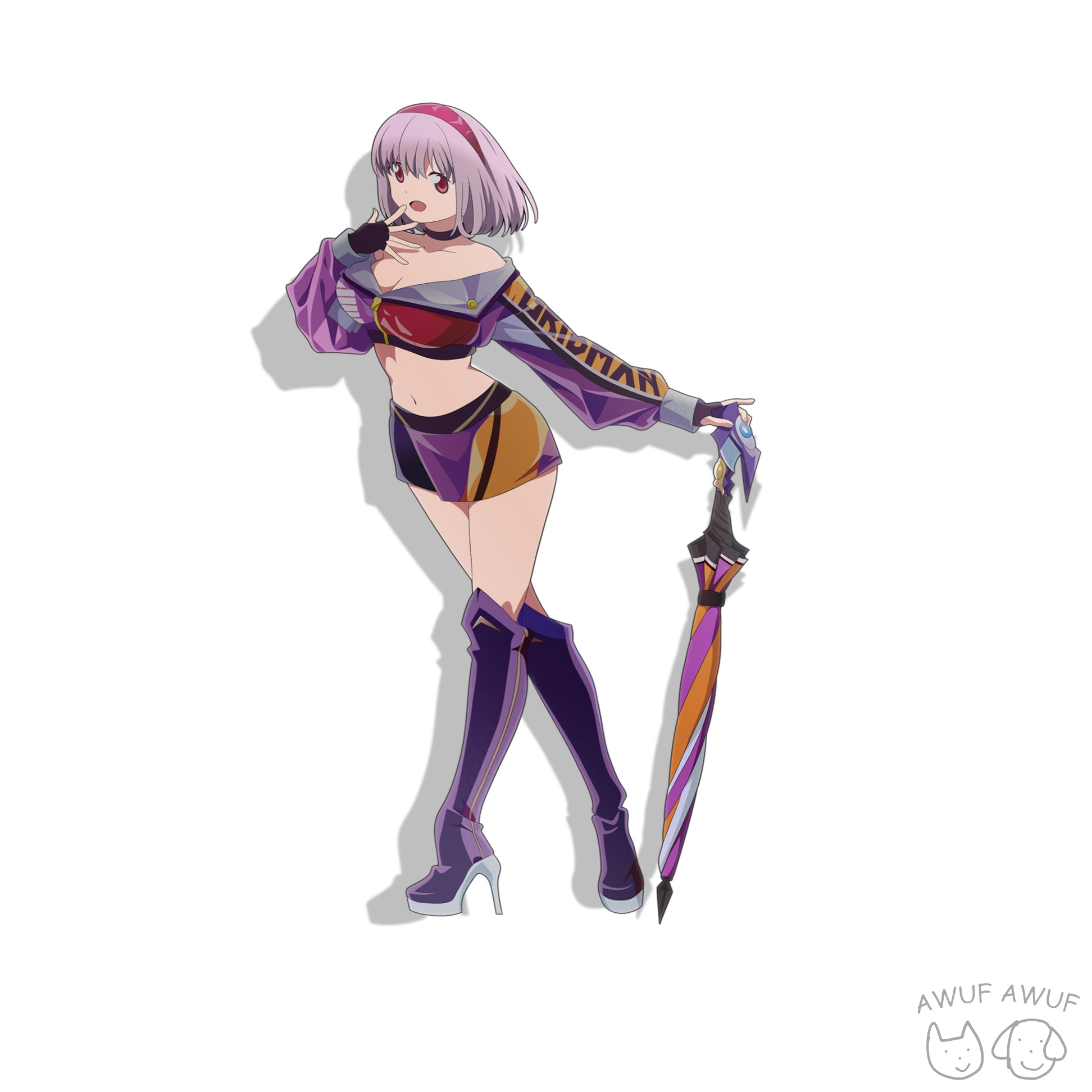 "SSSS" Akane Race Queen Sticker
