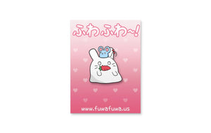 Chubby Bunny and friend Pin