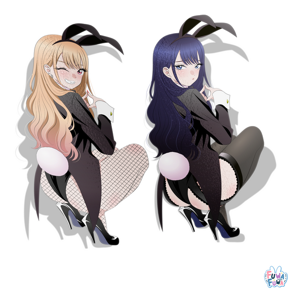 "DRESS UP DARLING" Marin Bunny Squat Lenticular Sticker