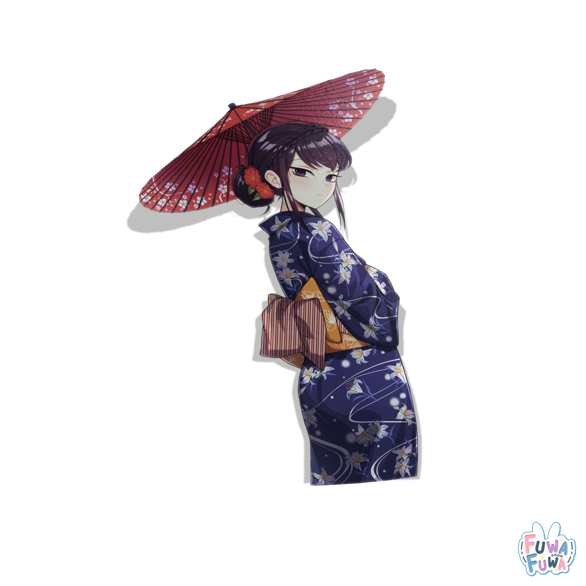 "KOMI" Kimono Half Body Sticker