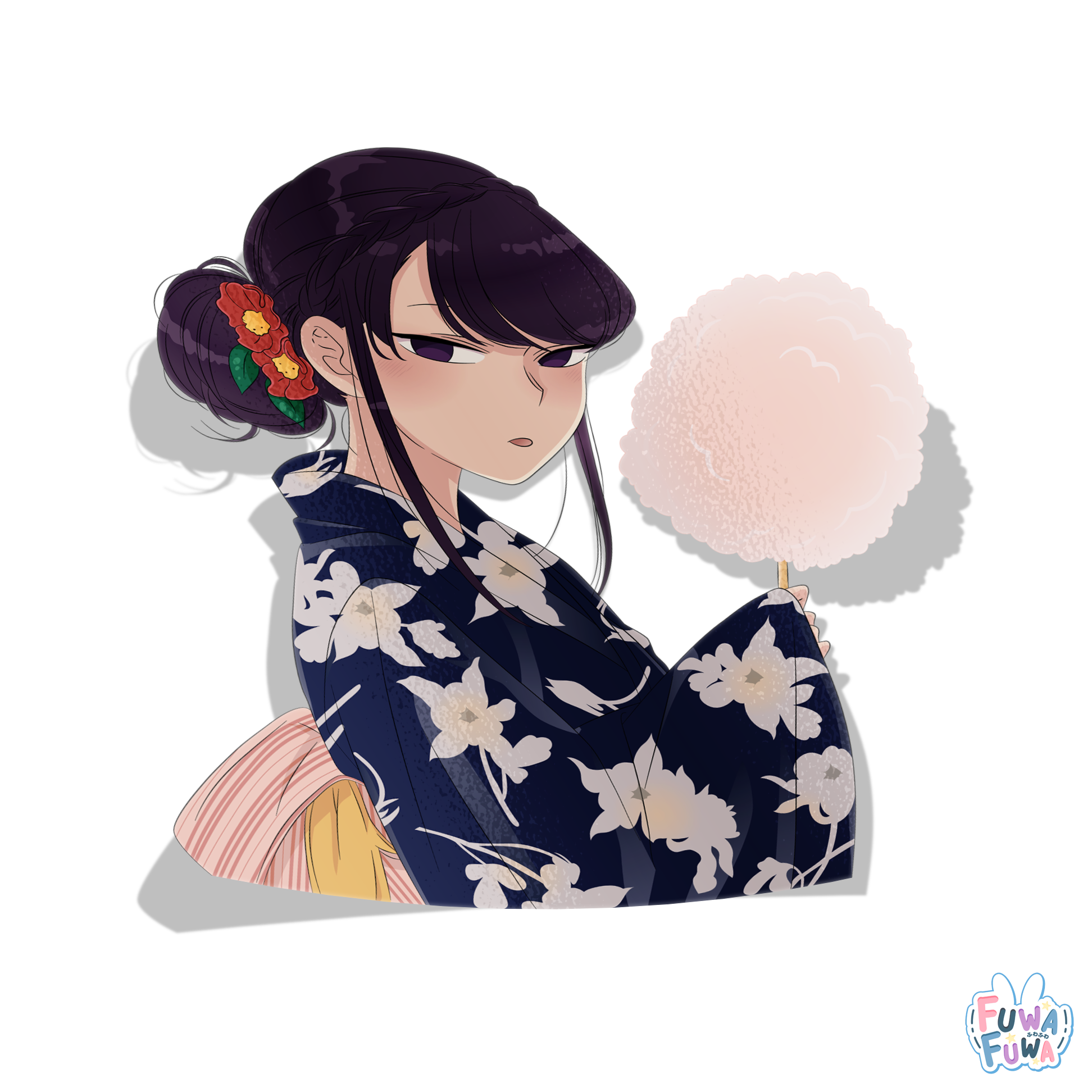 "KOMI" Kotton Kandy Half Body Sticker