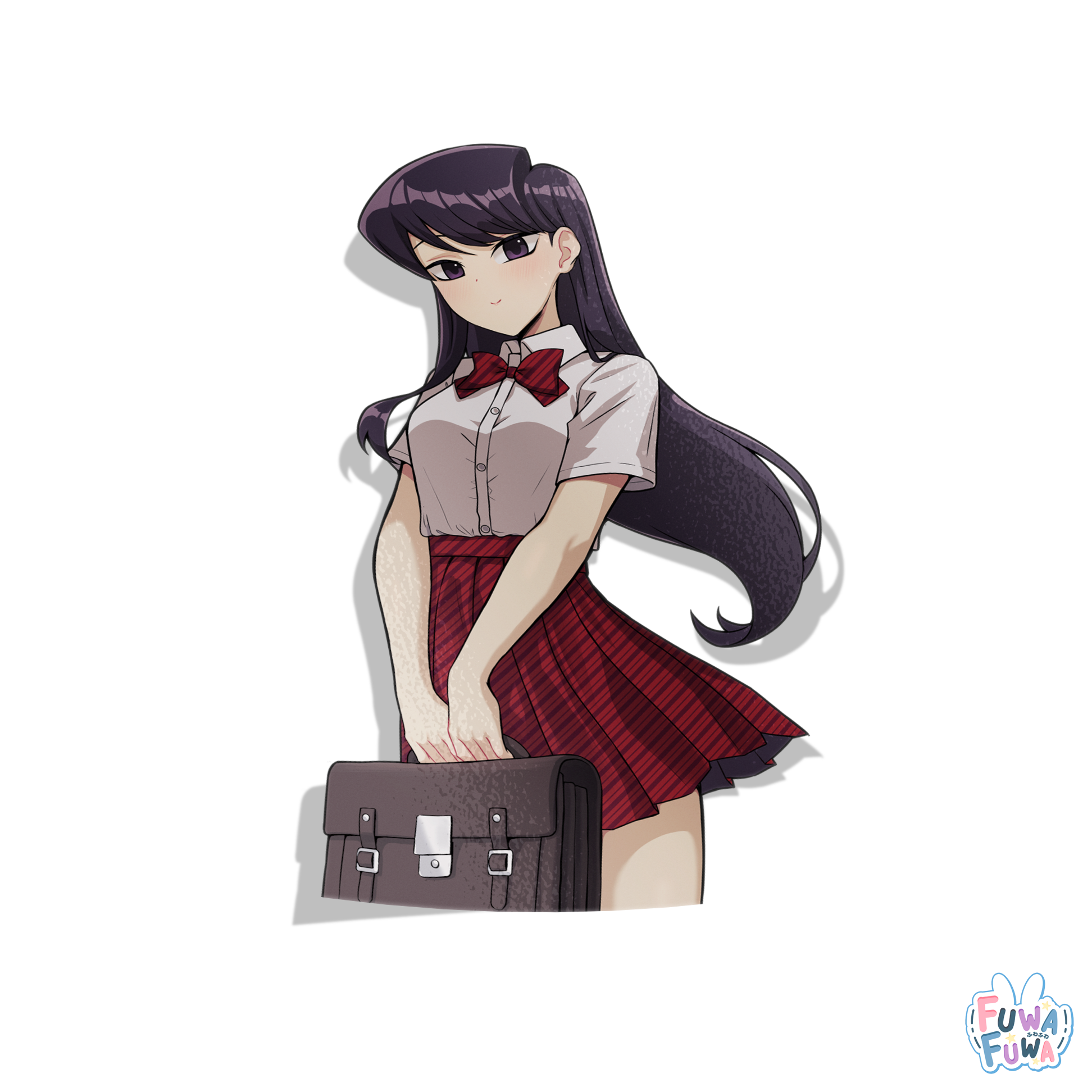 "KOMI" School Girl Half Body Sticker