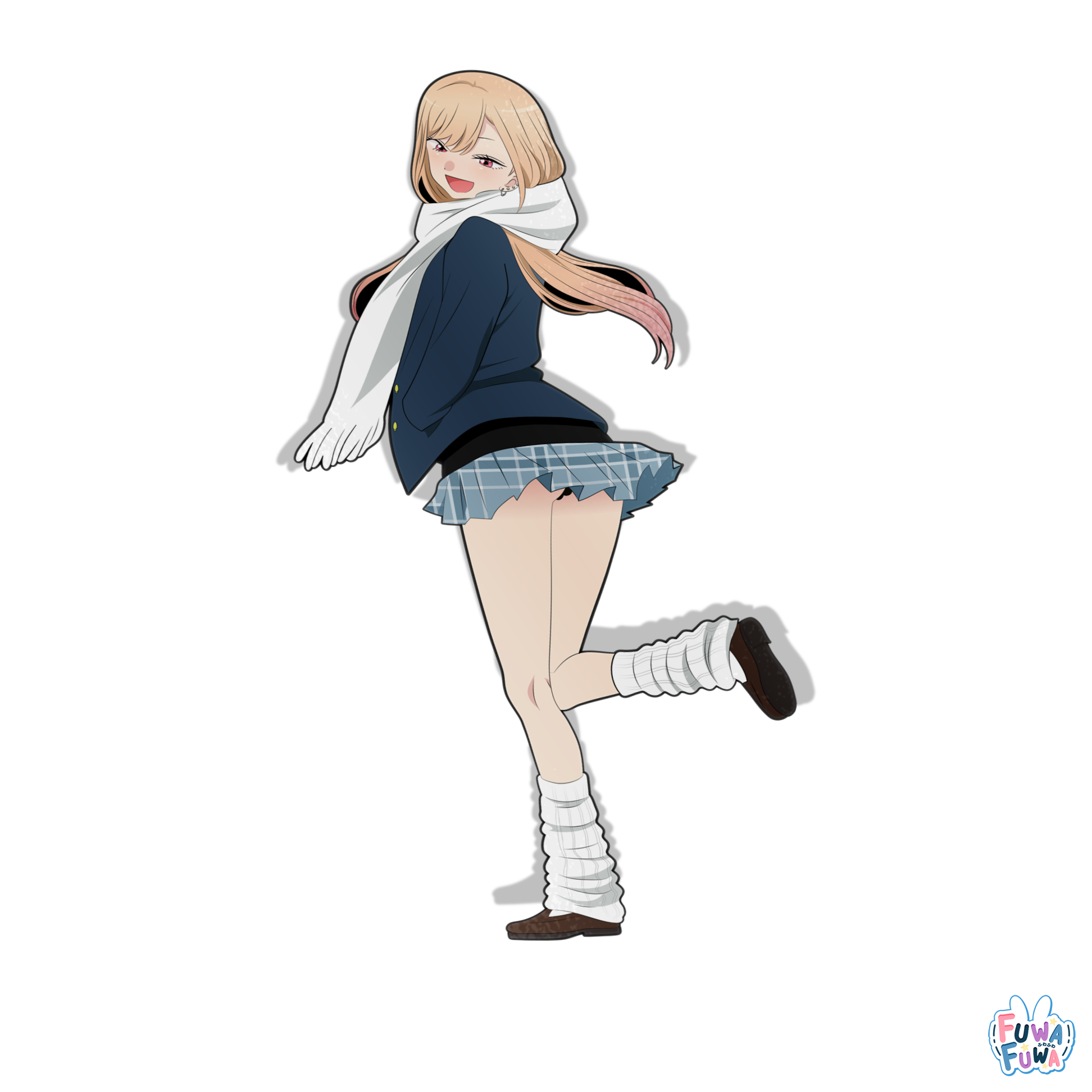 "DRESS UP DARLING" Marin Scarf Full Body Sticker