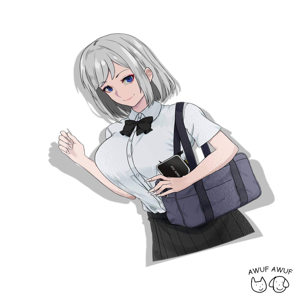 "GPU GIRLS" 3090 Sticker