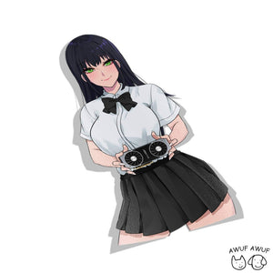 "GPU GIRLS" 2080 Sticker
