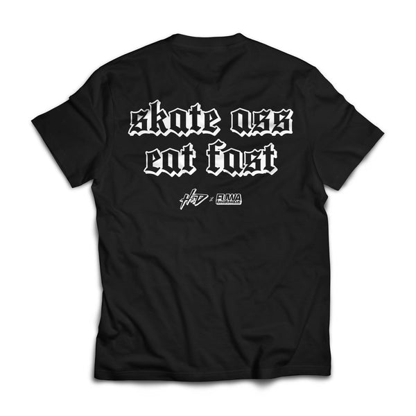 "SKATING MAIDS" Shirt Black