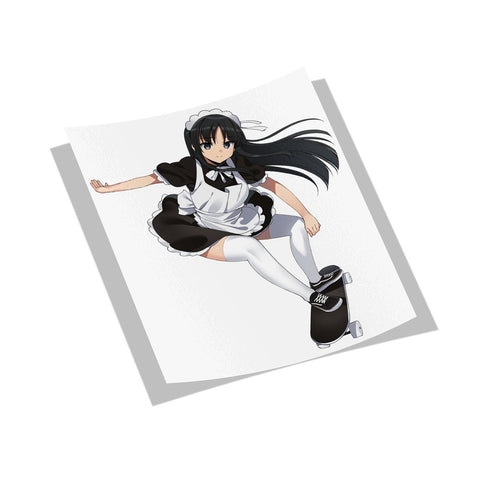 "SKATING MAIDS" Mio Sticker